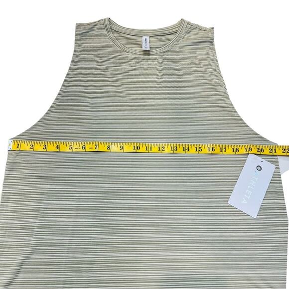 Athleta Cloudlight Striped Soft Muscle Tank Top Large NWT - Picture 13 of 13